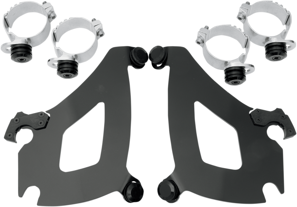 MEMPHIS SHADES METRIC MEMPHIS SHADES BULLET FAIRINGS MNT KIT FURY BULLET BLK