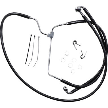 EXTENDED LENGTH STAINLESS STEEL BRAKE LINE KITS FOR HARLEY-DAVIDSON
