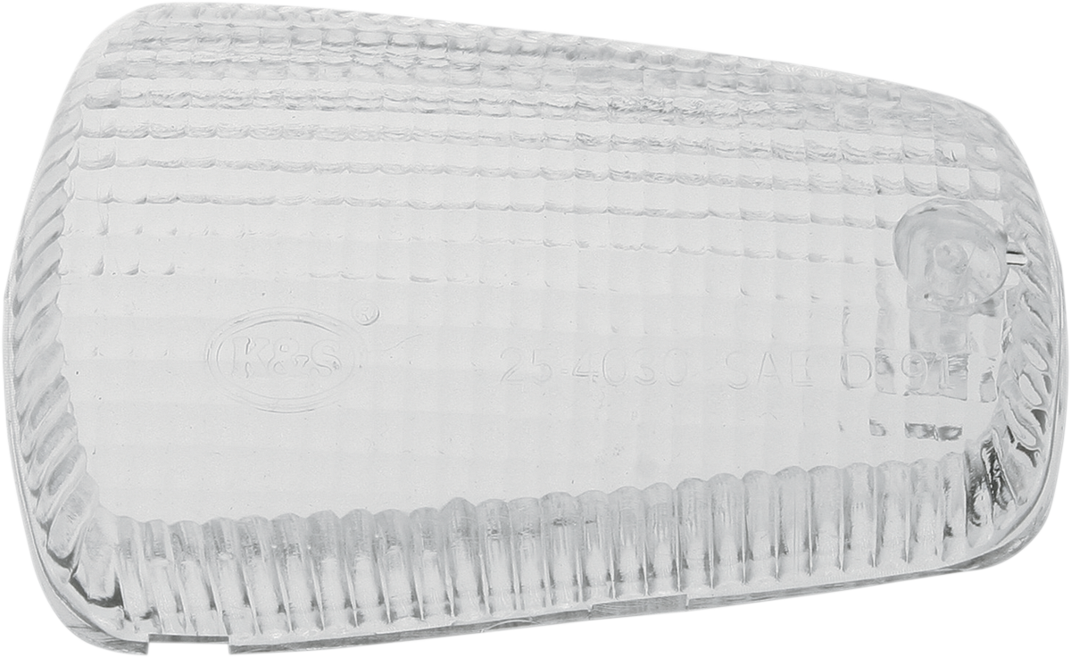 K&S TECHNOLOGIES DOT COMPLIANT TURN SIGNALS REPLCMNT LENS-CLEAR