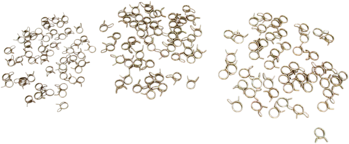 MOOSE RACING HARD-PARTS WIRE CLAMPS MS WIRE CLAMPS 150PK ASST