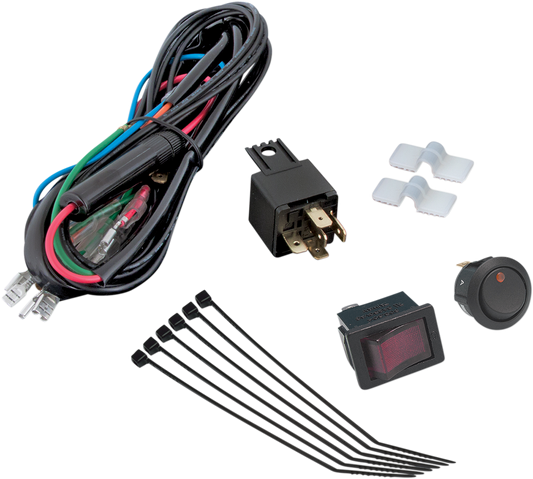 SHOW CHROME UNIVERSAL DRIVING LIGHT WIRING KIT LIGHT WIRING HARNESS UNI