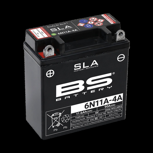 Batería 6 Voltios Battery BS 6N11A-4A