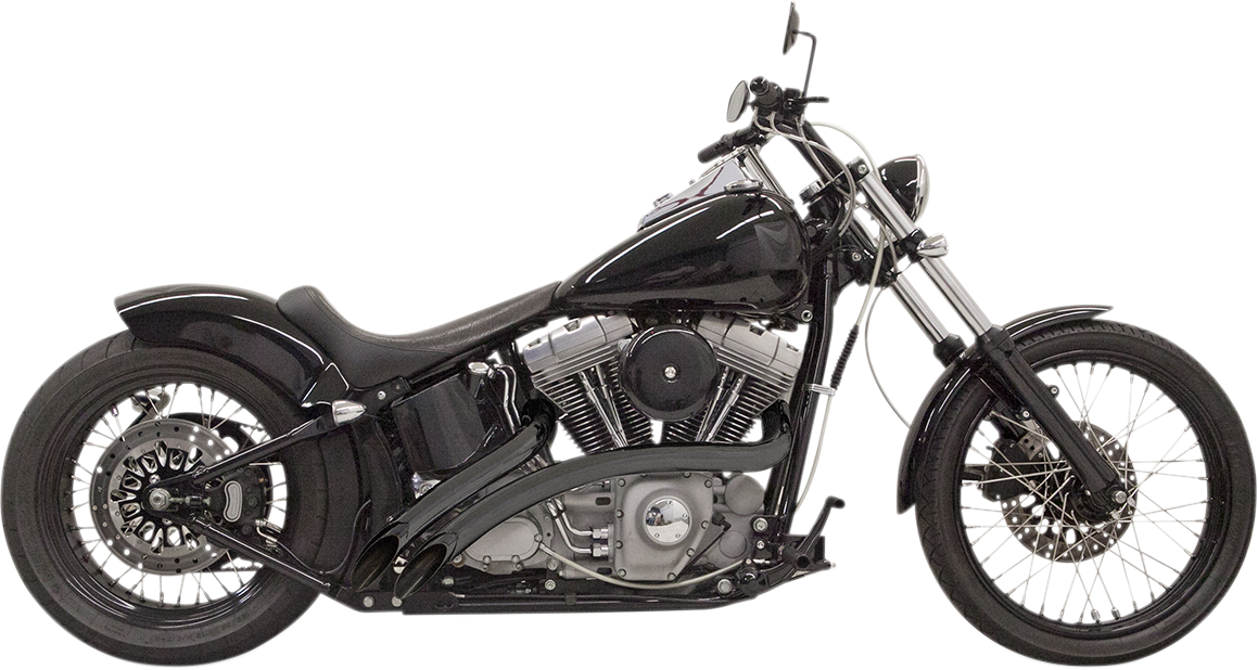 BASSANI XHAUST RADIAL SWEEPERS FOR HARLEY-DAVIDSON 2005 Black Radial Sweepers Exhaust System