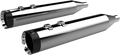 KHROME WERKS 4.50" HP-PLUS® SLIP-ON MUFFLERS FOR HARLEY-DAVIDSON 2009 4.50" Chrome/Black HP-Plus® Slip-On Mufflers