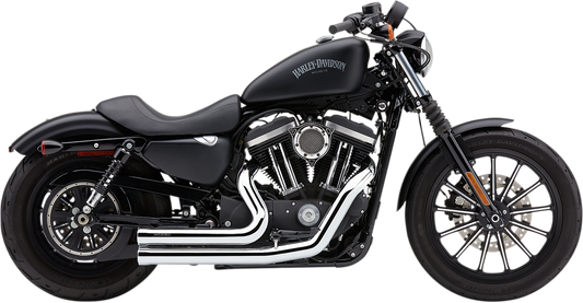 COBRA SPEEDSTER SHORT 909 2-INTO-2 SYSTEMS FOR HARLEY-DAVIDSON 2014 - 2019 Chrome 909 2-Into-2 Exhaust System