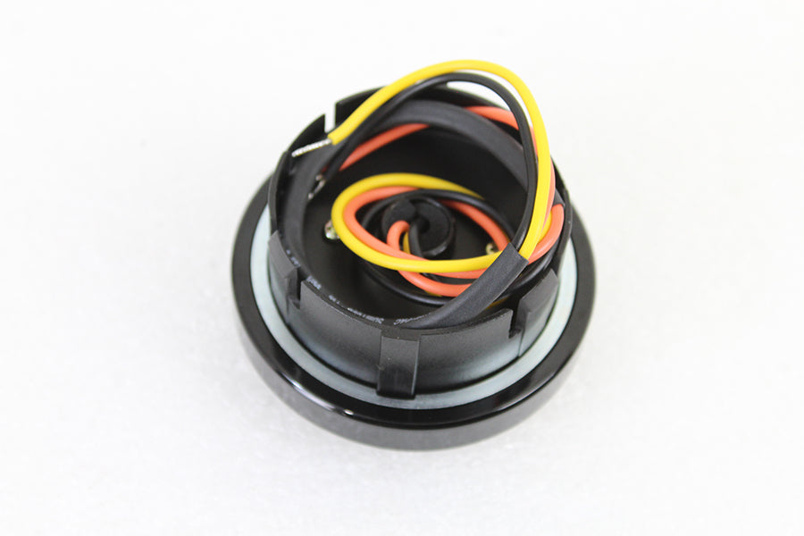 Tapon Indicador Combustible LED Negro Para Harley-Davidson