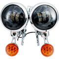 4.5" LED AUXILIARY LIGHTS WITH TURN SIGNALS FOR HARLEY-DAVIDSON