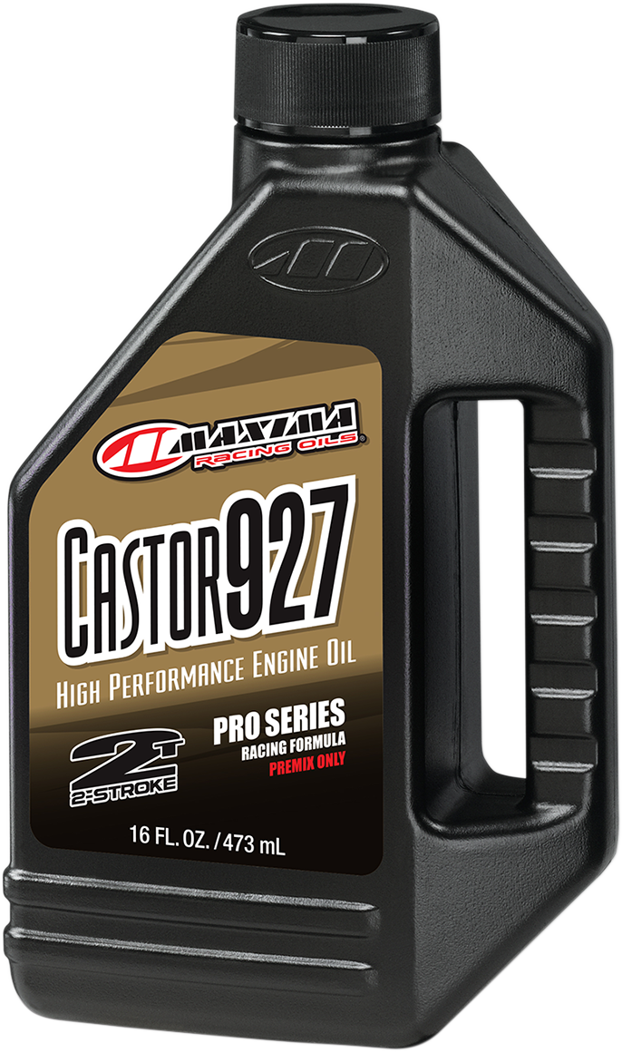 Aceite Motor 2T Maxima Castor 927 Pro Series Racing 2T Engine Oil 473 mL