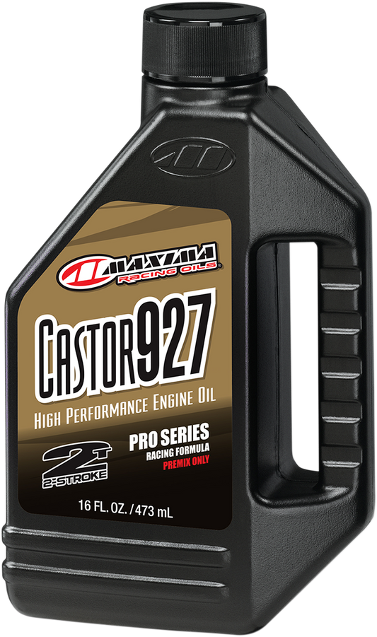 Aceite Motor 2T Maxima Castor 927 Pro Series Racing 2T Engine Oil 473 mL