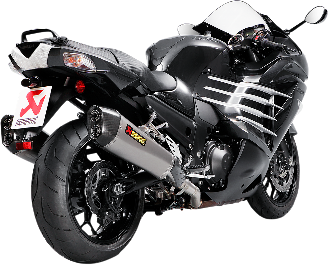 AKRAPOVIC SLIP-ON SERIES MUFFLERS MUFFLERS TI/CF ZX14R 2016