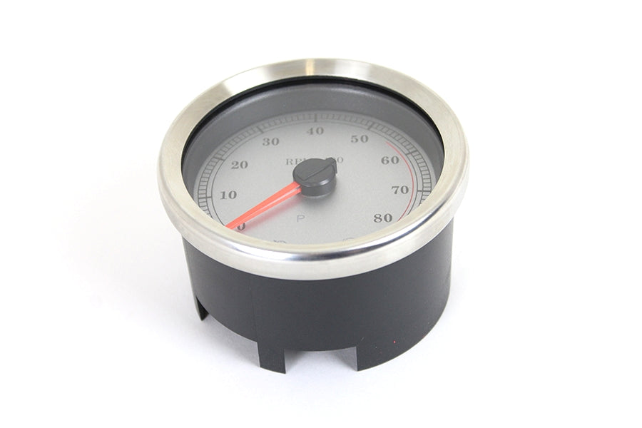 4" White Face Tachometer For Harley-Davidson 2004 And Later