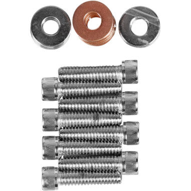 CHROME SOCKET-HEAD BOLT SETS FOR HARLEY-DAVIDSON 852A 6736 63858-49 2486 6589A