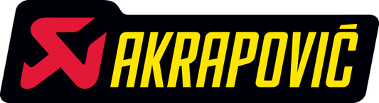 AKRAPOVIC REPLACEMENT PARTS STICKER AKRAPOVIC 180X52