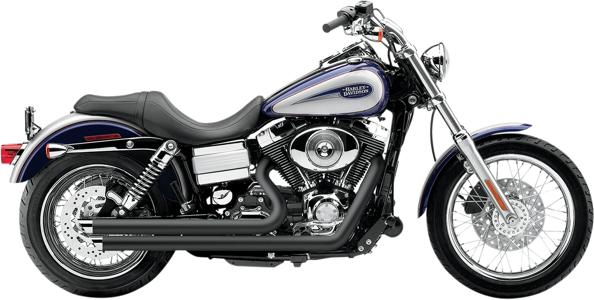 COBRA SPEEDSTER SLASHDOWN EXHAUST FOR HARLEY-DAVIDSON 2012 - 2017 Black Speedster Slashdown Exhaust System