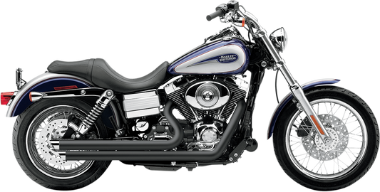 COBRA SPEEDSTER SLASHDOWN EXHAUST FOR HARLEY-DAVIDSON 2012 - 2017 Black Speedster Slashdown Exhaust System