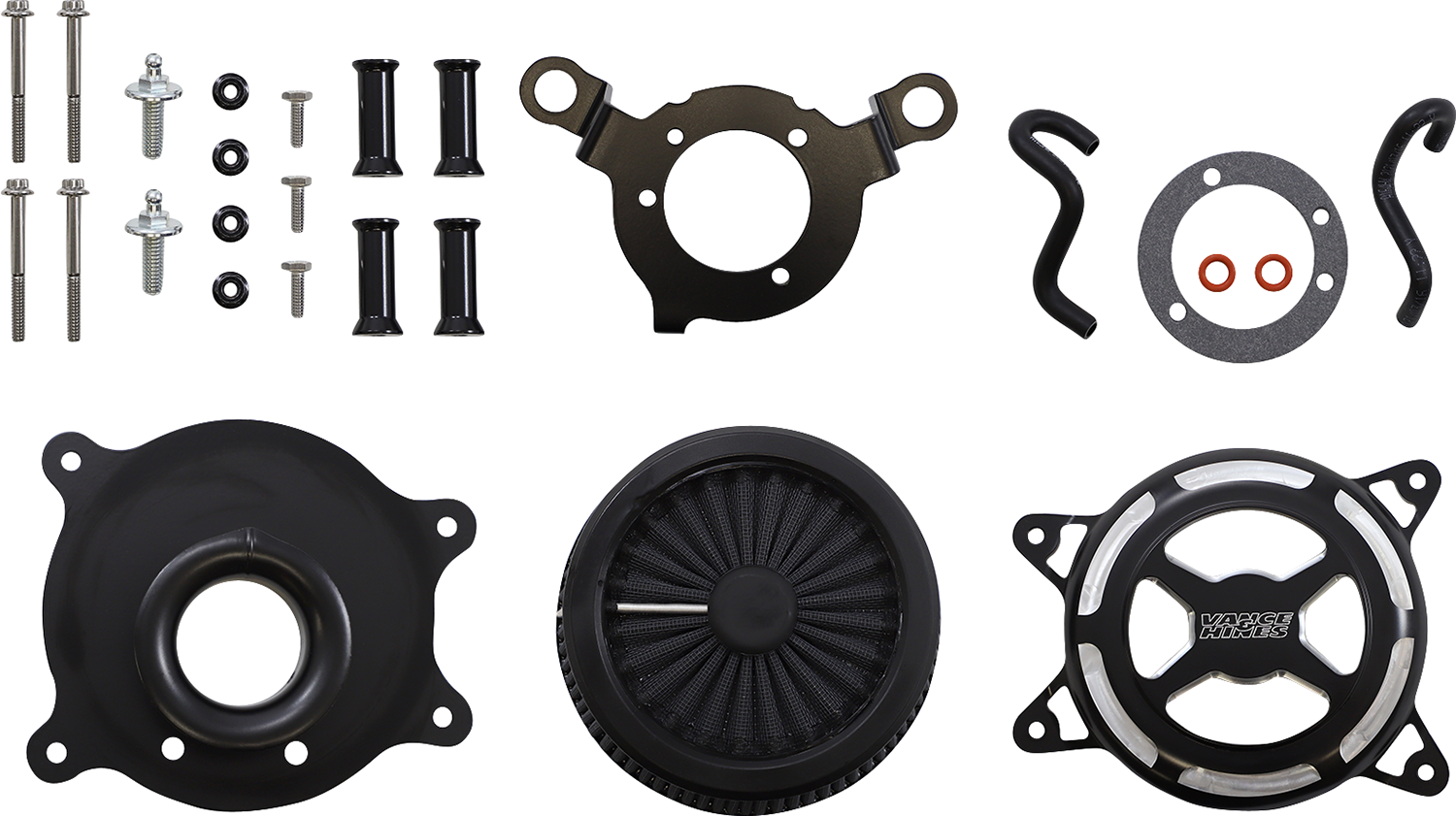 VO2 X Air Intakes Black Contrast For Harley Davidson