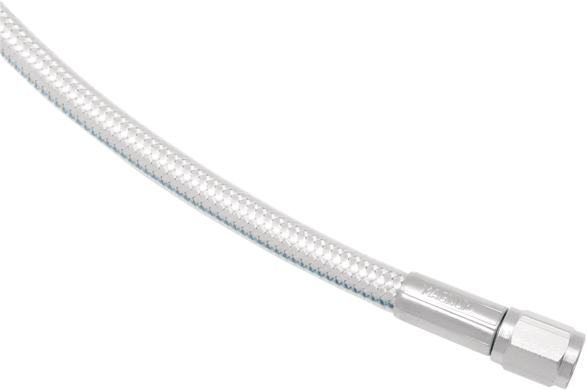 MAGNUM BRAIDED DOT UNIVERSAL BRAKE LINES AND FITTINGS CHROMITEII 17"BRAKE LINE