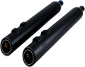 COBRA 909 UPPER CUT MUFFLERS FOR HARLEY-DAVIDSON 2009 Raven Black 909 Upper Cut Slip-On Mufflers