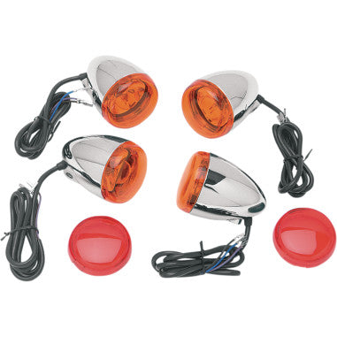 CUSTOM DEUCE-STYLE TURN SIGNAL KIT FOR HARLEY-DAVIDSON