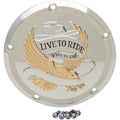 LIVE TO RIDE DERBY COVERS FOR HARLEY-DAVIDSON