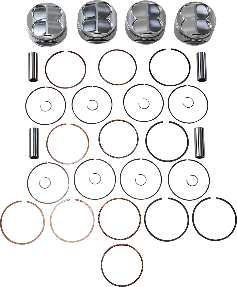 JE PISTONS PISTONS PSTN KT ZRX12 01-06 STD