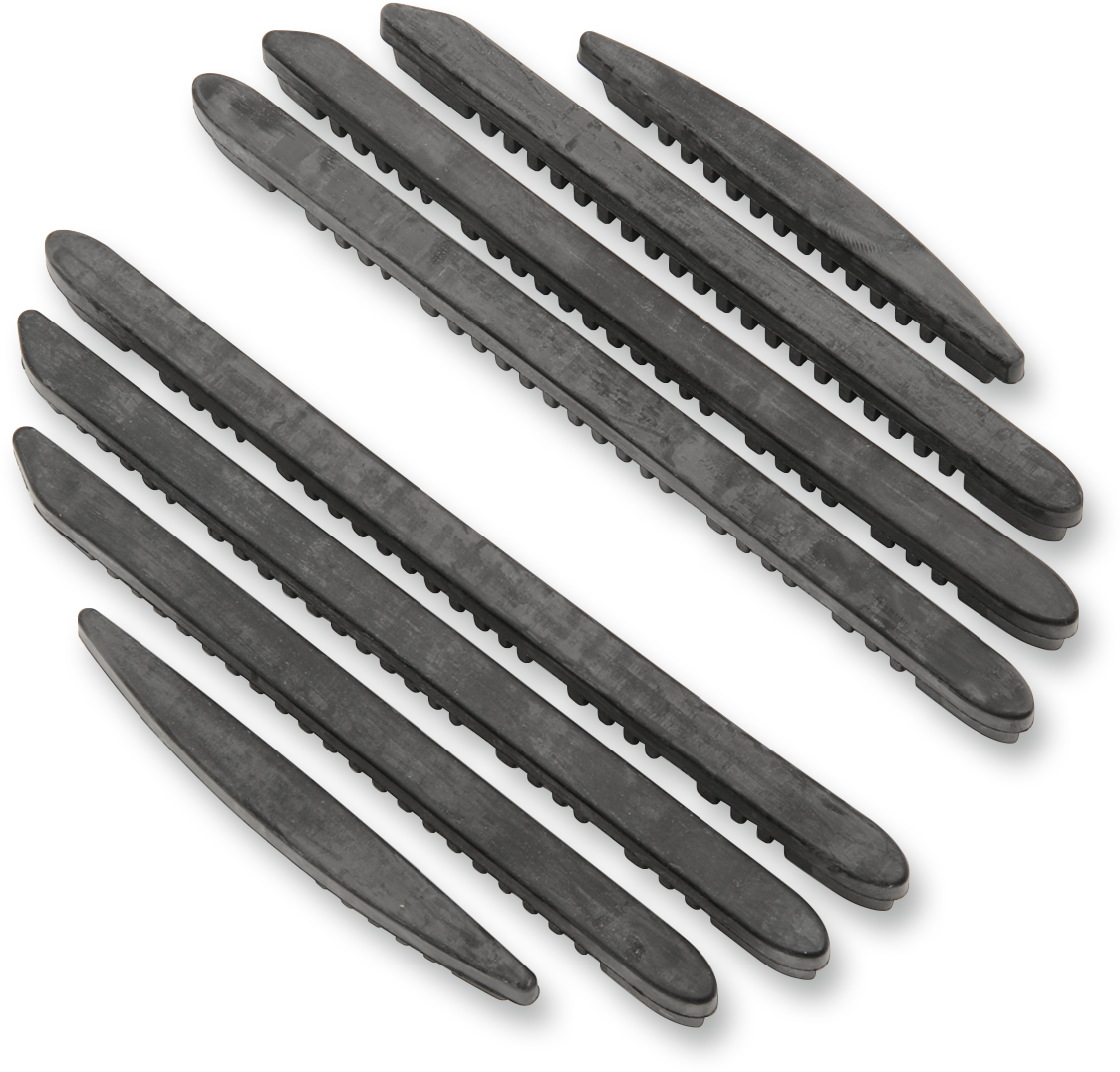 KURYAKYN ISO®​ DRIVER AND PASSENGER FLOORBOARDS WITH SPLINED ADAPTER MOUNTS RUBBER ISO PASSENGER