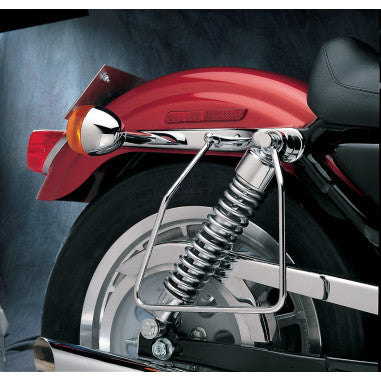 CHROME SADDLEBAG SUPPORT BRACKETS FOR HARLEY-DAVIDSON