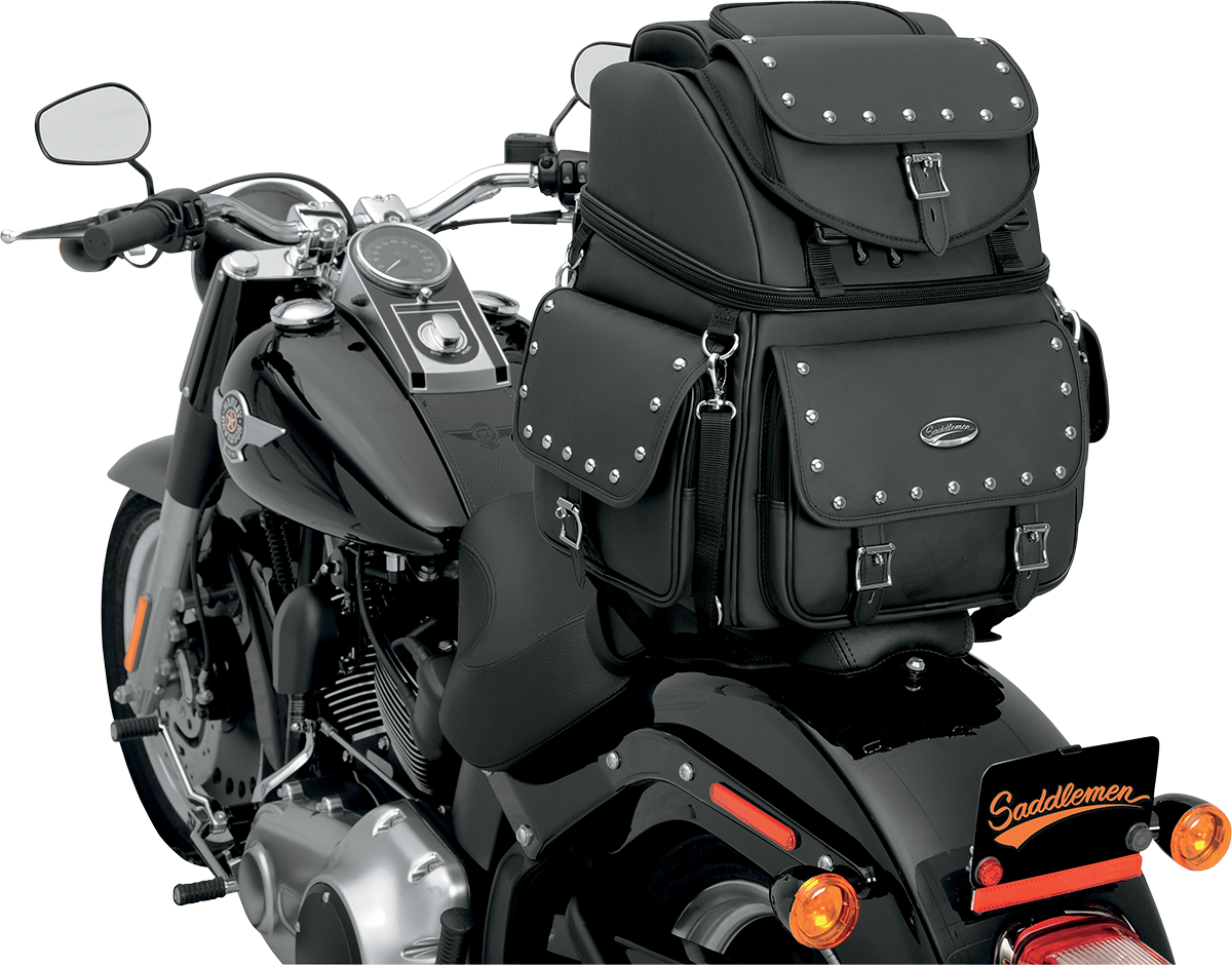 SADDLEMEN BR1800EX/S AND BR3400EX/S COMBINATION BACKREST, SEAT AND SISSY BAR BAGS SISSY BAR BAG BR3400EXS
