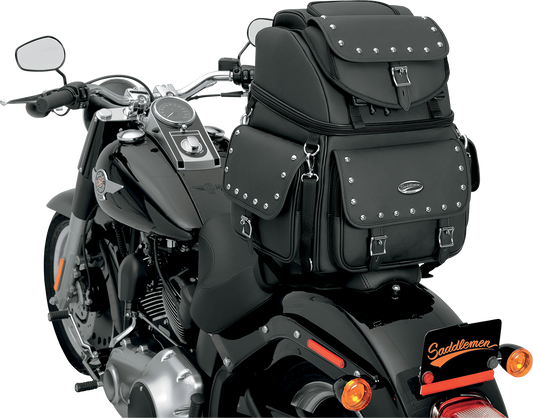 SADDLEMEN BR1800EX/S AND BR3400EX/S COMBINATION BACKREST, SEAT AND SISSY BAR BAGS SISSY BAR BAG BR3400EXS