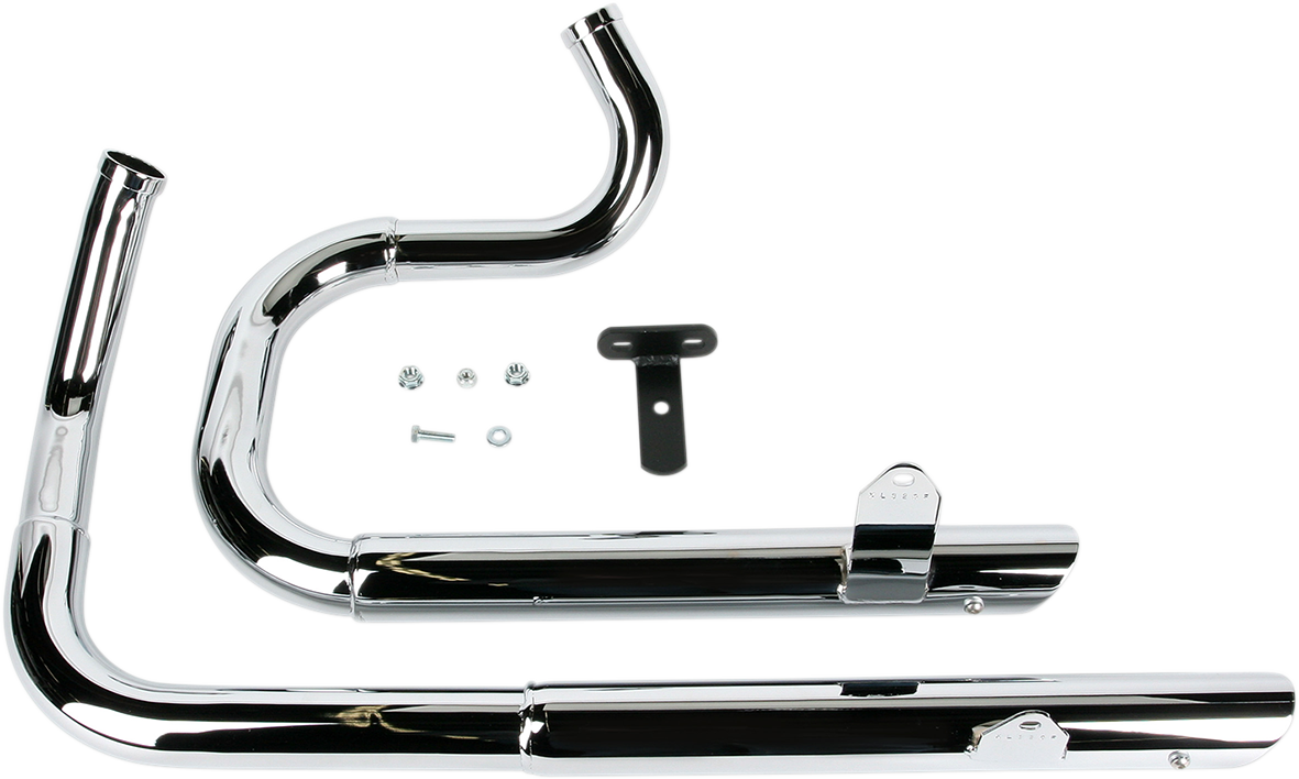 BASSANI XHAUST PRO-STREET SYSTEMS FOR HARLEY-DAVIDSON 2002 - 2003 Chrome Pro-Street Exhaust System