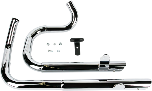 BASSANI XHAUST PRO-STREET SYSTEMS FOR HARLEY-DAVIDSON 2002 - 2003 Chrome Pro-Street Exhaust System