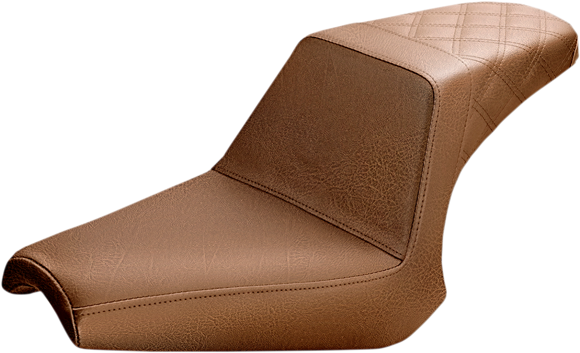 SADDLEMEN STEP-UP LS SEATS SEAT STEP UP REAR LS BRN