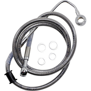 EXTENDED LENGTH STAINLESS STEEL BRAKE LINE KITS FOR HARLEY-DAVIDSON