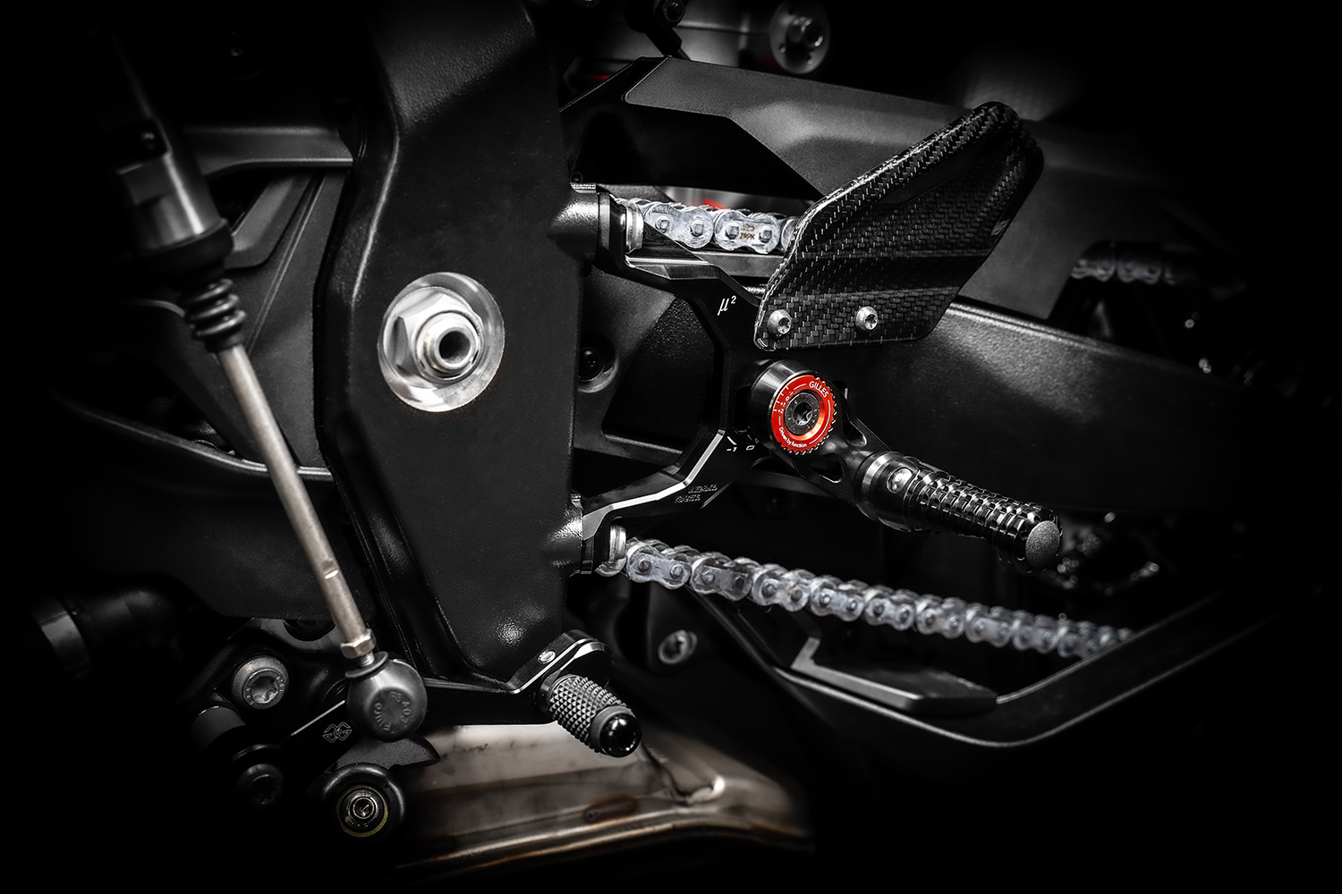 MUE2 Rearsets For BMW S 1000 R ABS 21-23