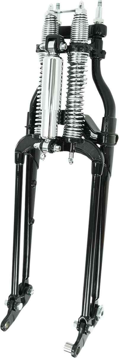 Springer Forks For Harley Davidson Black Body/ Chrome Springs