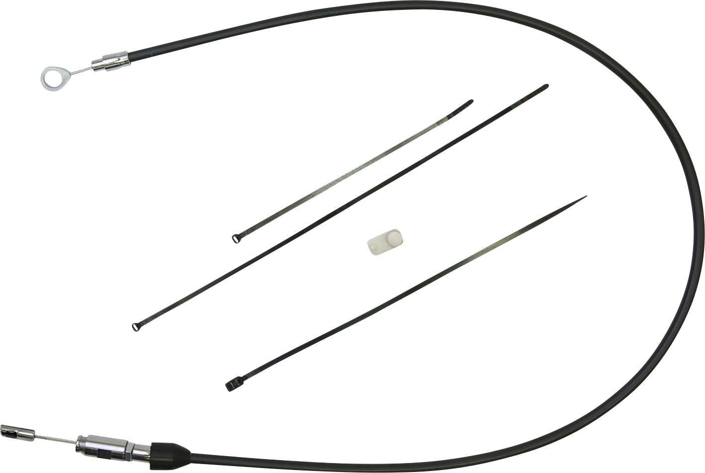 Geflochtene obere Schnellkupplungskabel für Softail-Modelle