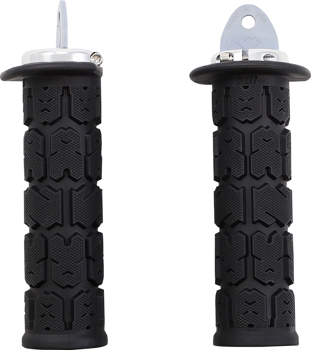 Rogue ATV/ PWC Grips Black/Silver