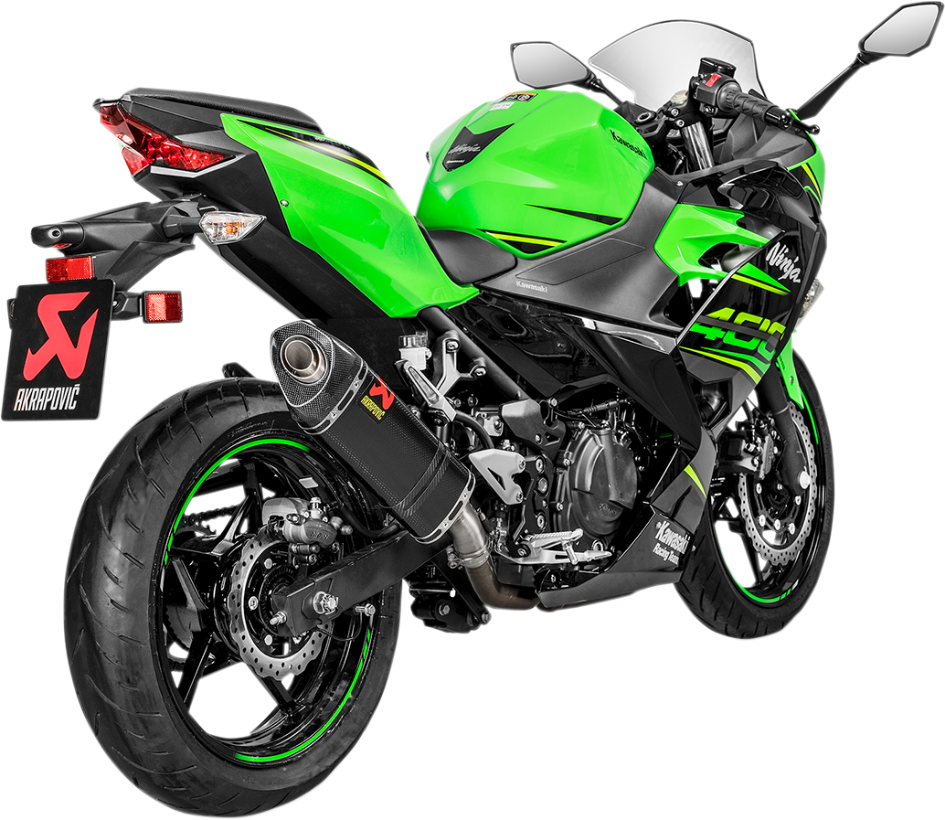 AKRAPOVIC SLIP-ON SERIES MUFFLERS MUFFLER CF KAW NINJA 400