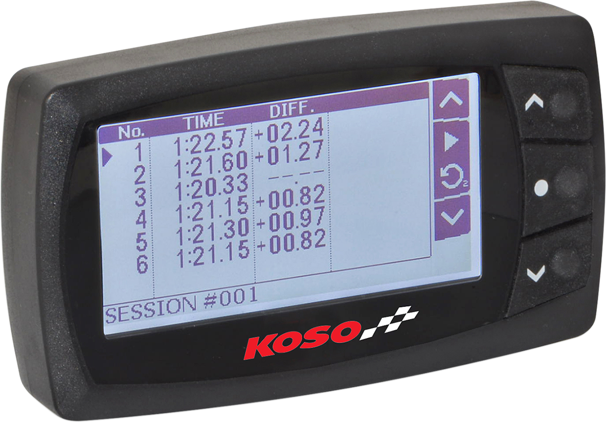KOSO NORTH AMERICA MINI GPS LAP TIMER GPS LAP TIMER