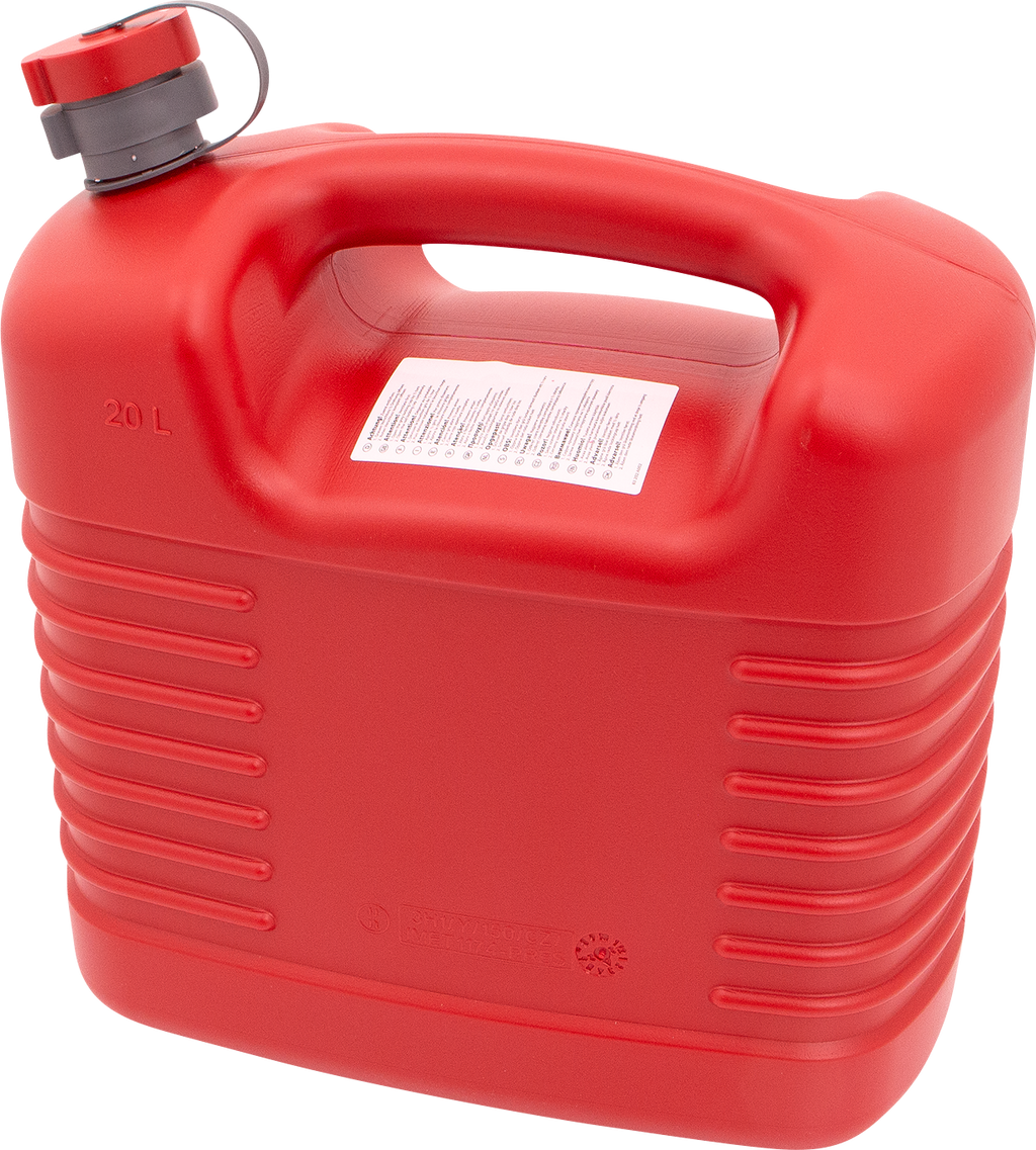 Bidones De Combustible Rojo De 20 Litros Con Picos Flexibles