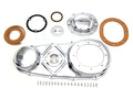 Outer Primary Cover Kit Chrome For Harley-Davidson 1936-1964