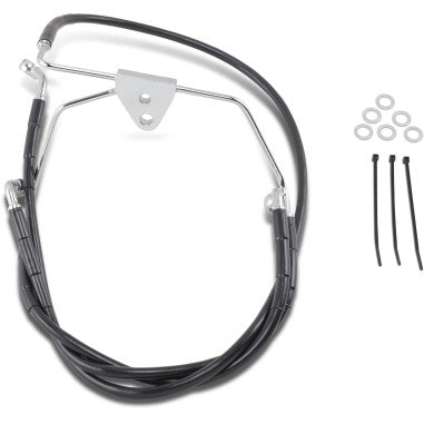 EXTENDED LENGTH STAINLESS STEEL BRAKE LINE KITS FOR HARLEY-DAVIDSON