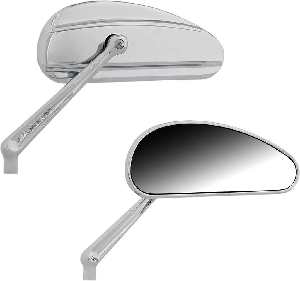 Downdraft Mirrors Chrome For Indian
