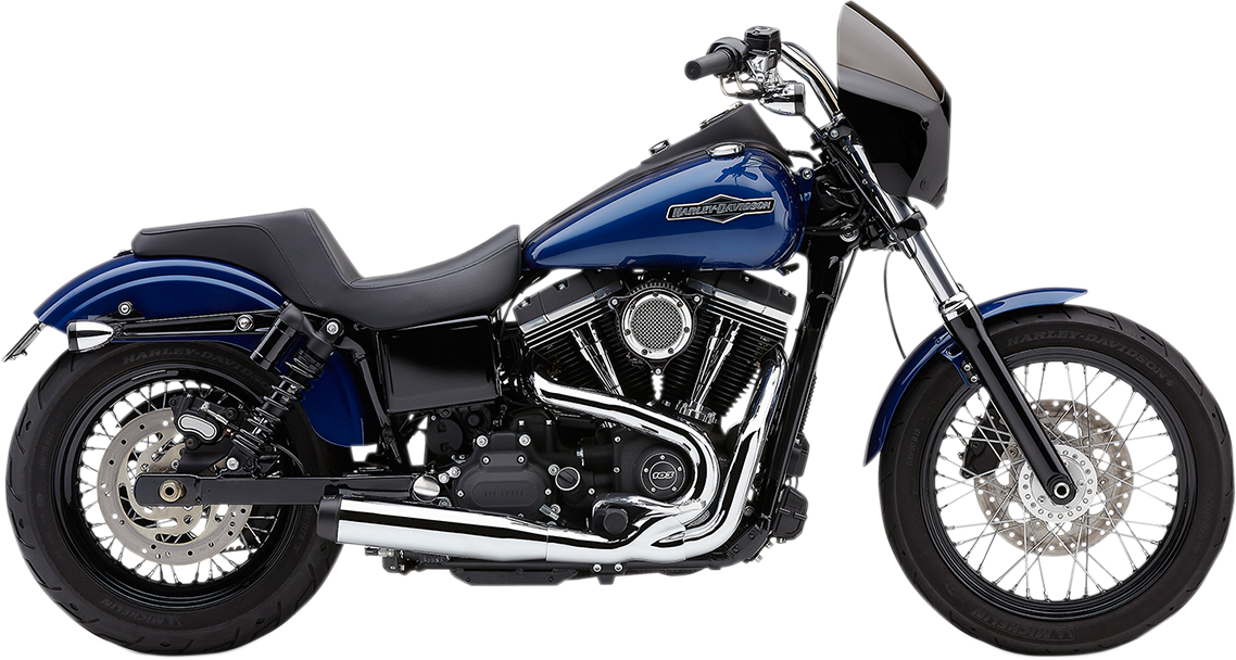 COBRA EL DIABLO 2-INTO-1 EXHAUST FOR HARLEY-DAVIDSON 2008 - 2011 Chrome El Diablo 2-Into-1 Exhaust System