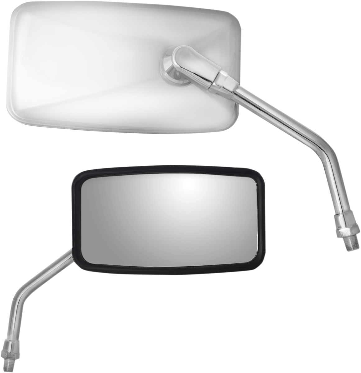 PARTS UNLIMITED STAINLESS STEEL RECTANGULAR MIRRORS MIRROR PU S.S. RECT. YAM