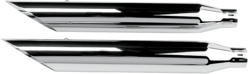 KHROME WERKS 3" HP-PLUS® SLIP-ON MUFFLERS FOR HARLEY-DAVIDSON 2013 - 2017 Chrome 3" HP-Plus® Slip-On Mufflers