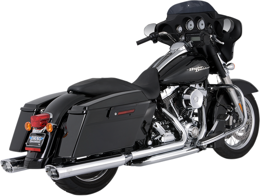 VANCE & HINES DRESSER DUALS HEADER SYSTEMS FOR HARLEY-DAVIDSON 2009 - 2013 Chrome Dresser Duals Header System