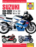 HAYNES MOTORCYCLE REPAIR MANUALS MANUAL GSXR600/750