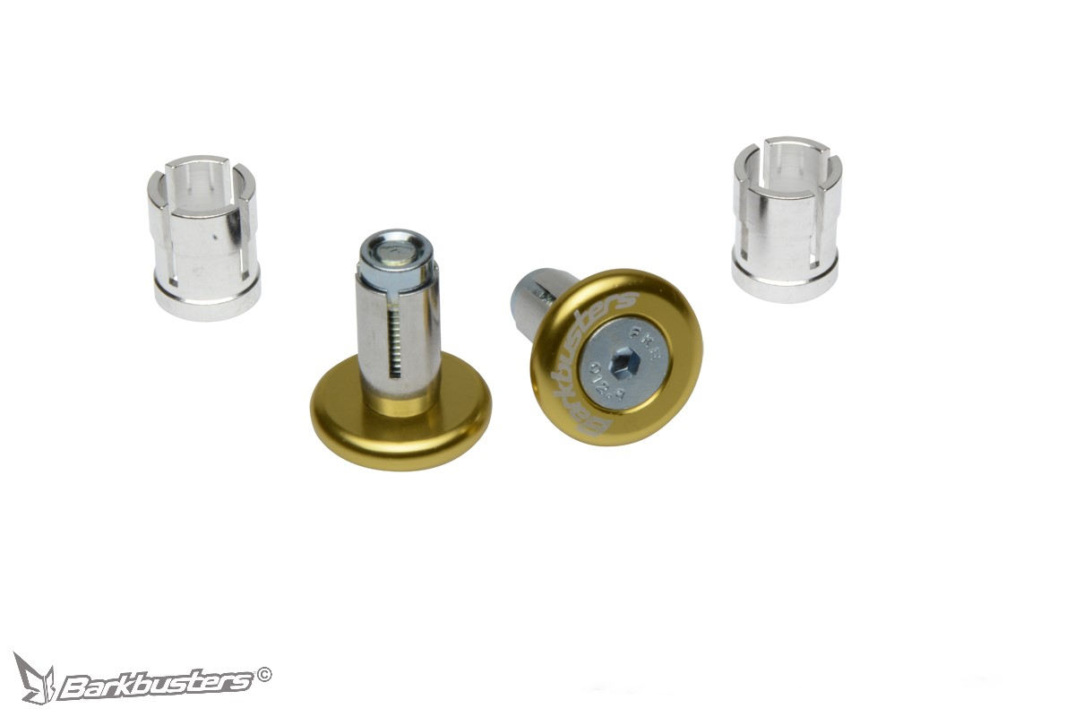 Gold Handlebar End Plugs