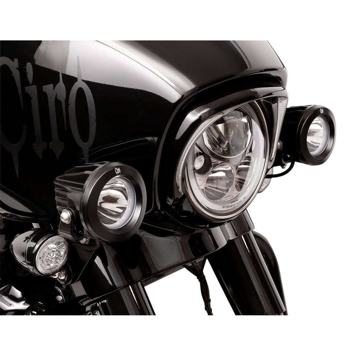 Tac-10 Light Cannons For Harley Davidson